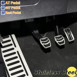Cubiertas de pedal de acero inoxidable Ford Focus MK2-MK4 RS/ST y Kuga
