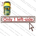 1 pc Left side