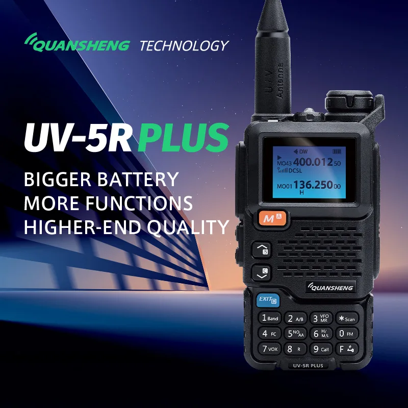 UV-5Rplus Walkie-talkie civil actualizado