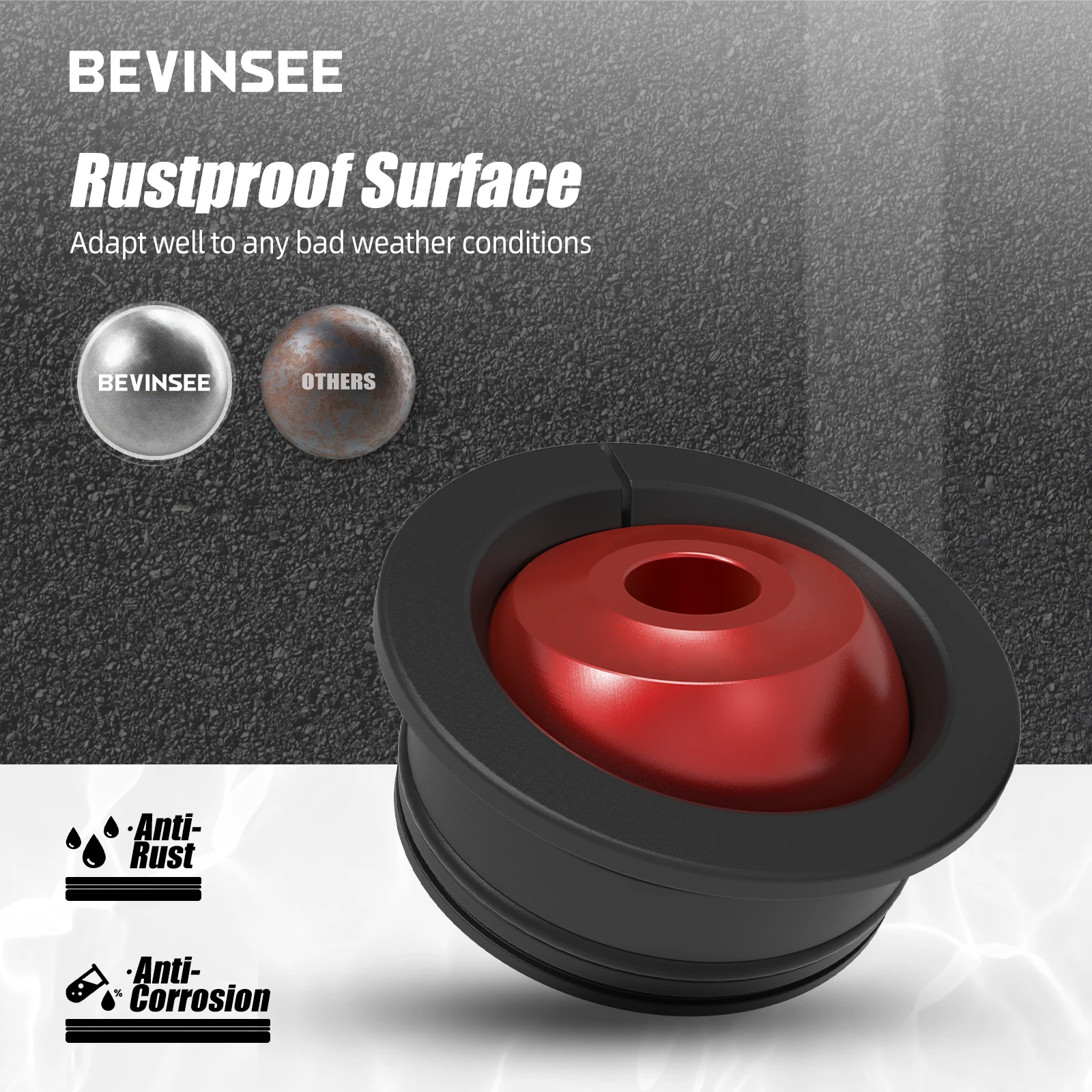Bujes cable cambio BEVINSEE para Honda Civic Si 2007-2021 - imagen 5