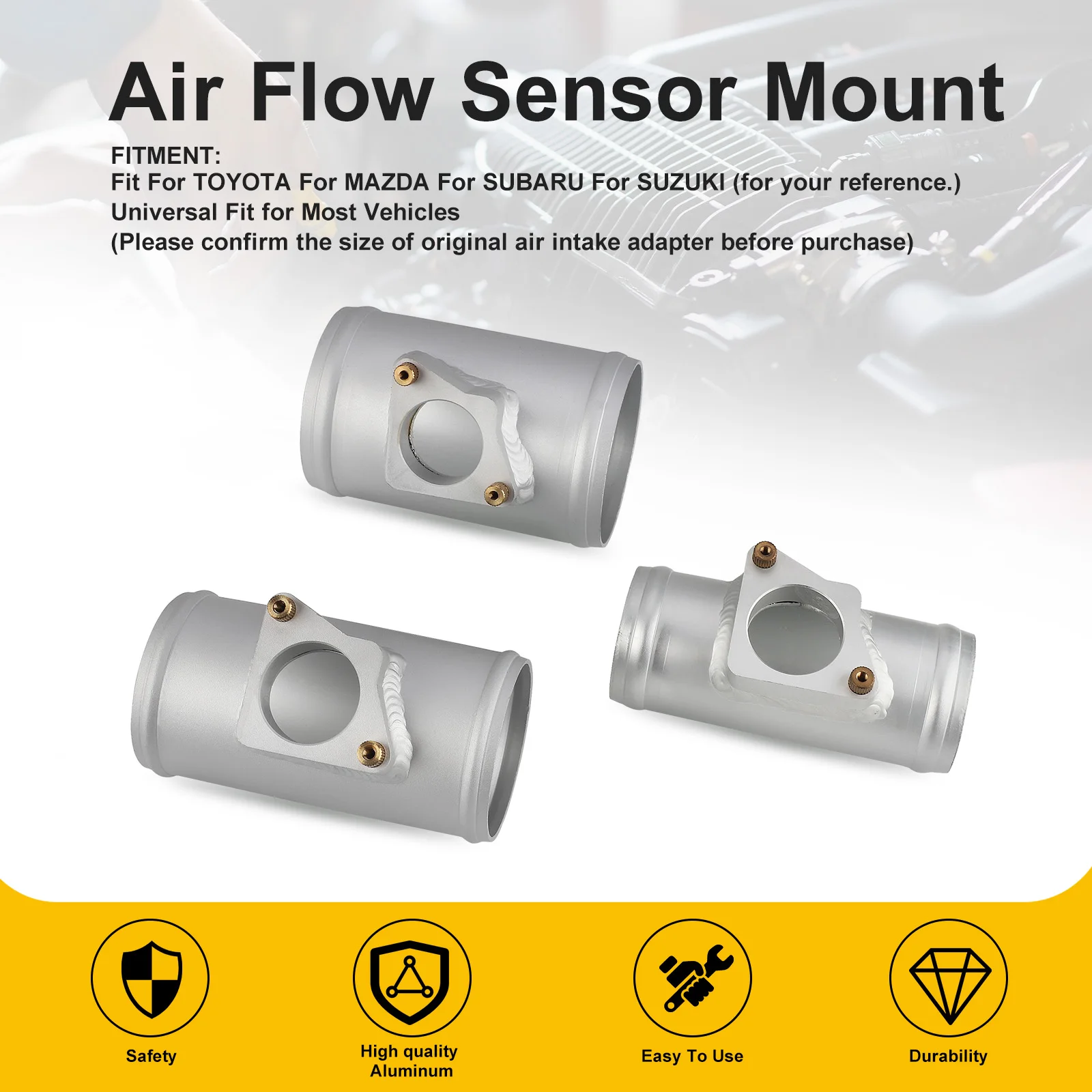 Base adaptadora para sensor MAF – Nissan, Honda y Ford 2-3″ - imagen 5