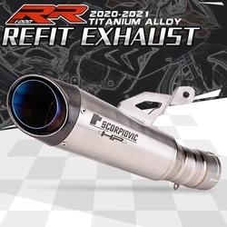 Escape deportivo BMW S1000RR de titanio y carbono 2019-2023