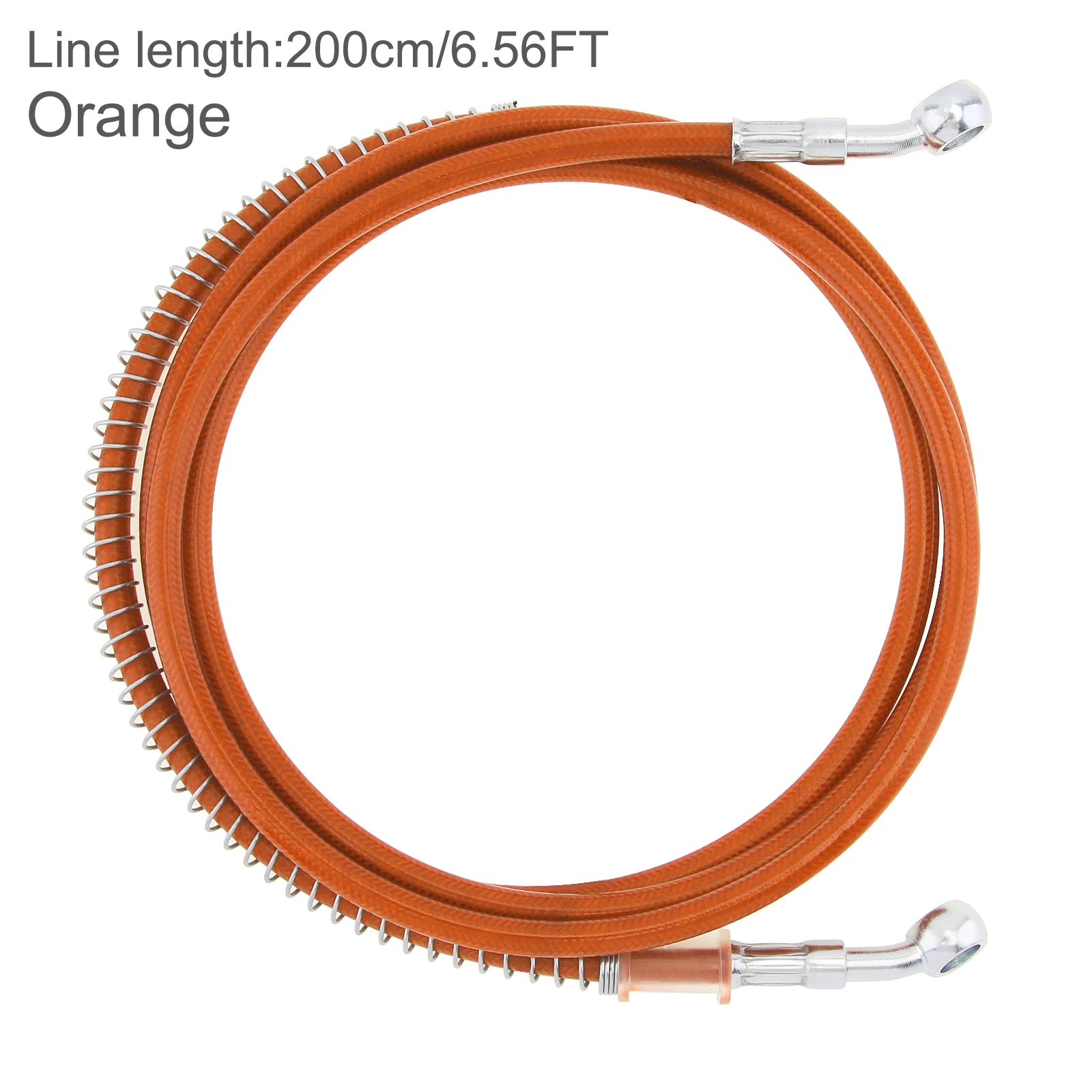 Manguera freno trenzada acero inoxidable universal para moto carreras - imagen 4