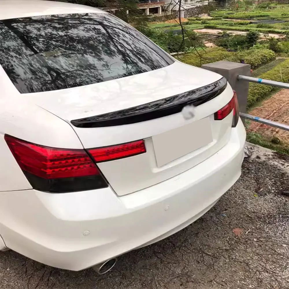 Alerón trasero Honda Accord 2008-2013 estilo pato negro carbono - imagen 5