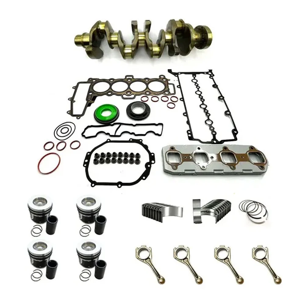 Detalle del juego de juntas y cojinetes para motor 204DTD