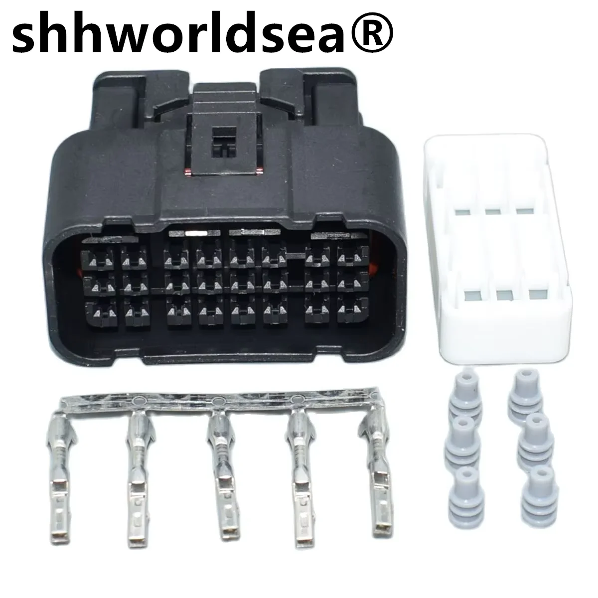 Conector automotriz 24 pines con terminales – cable 1,5mm