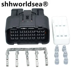 Conector automotriz 24 pines con terminales – cable 1,5mm
