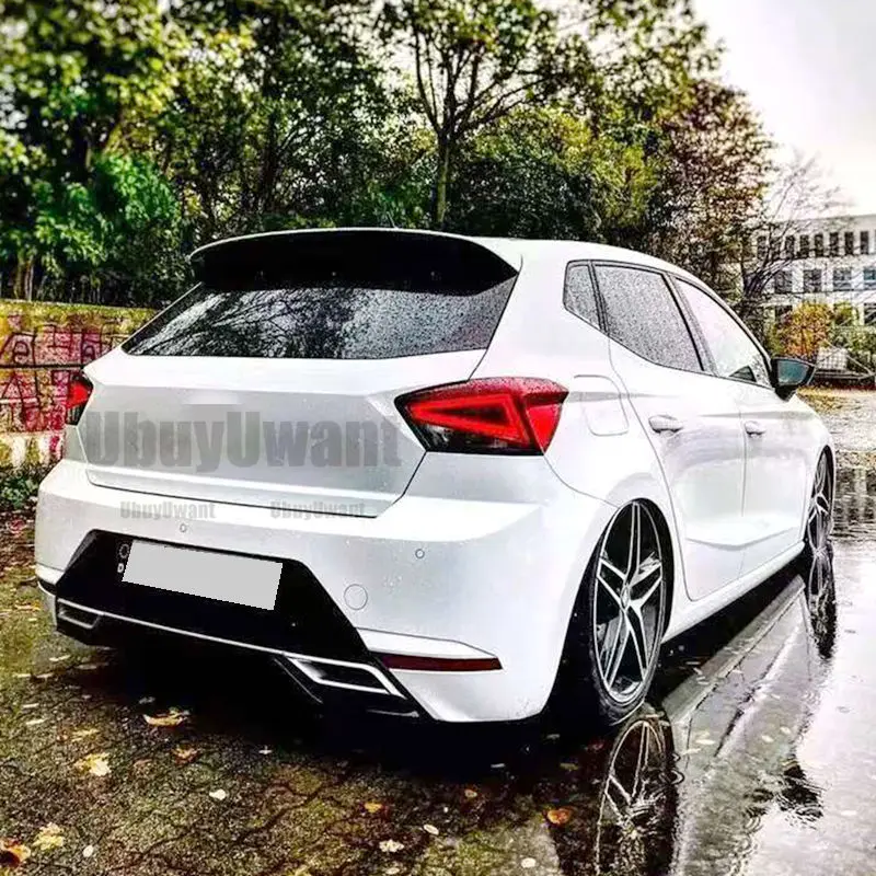 Para VW Seat IBIZA TGI/FR Hatchback 2017 2018 2019 alerón de techo trasero de plástico ABS de alta calidad decoración de ala trasera de coche - imagen 2