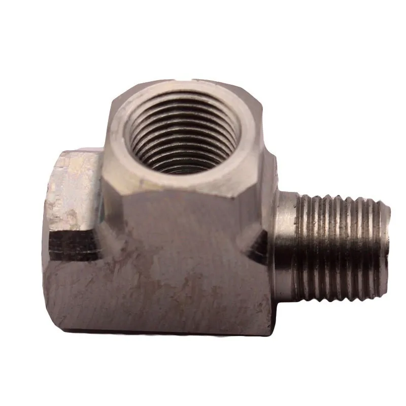 Adaptador en T acero 1/8 BSPT para sensores de presion - imagen 5