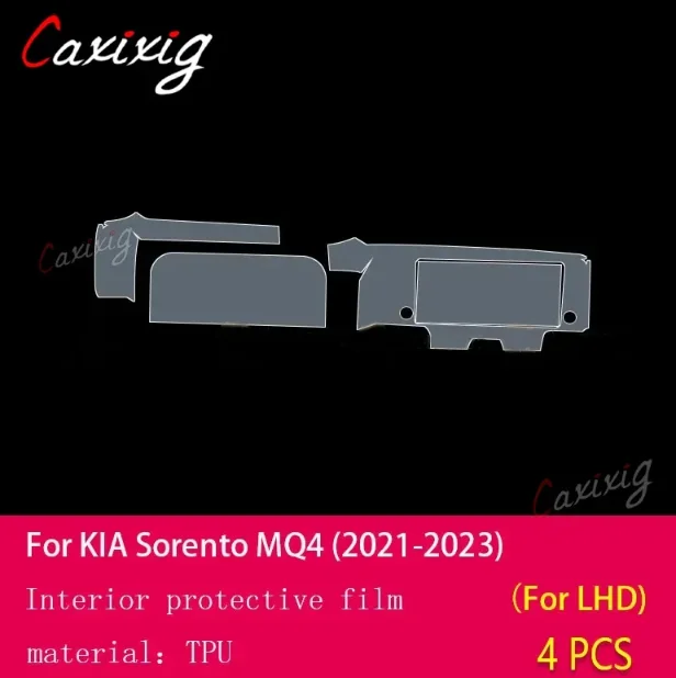PPF antiarañazos para consola Kia Sorento MQ4