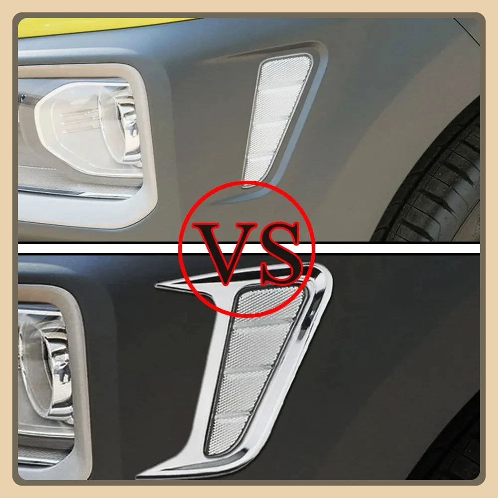 Ceja frontal cromada para faro Hyundai Kona 2017-2021