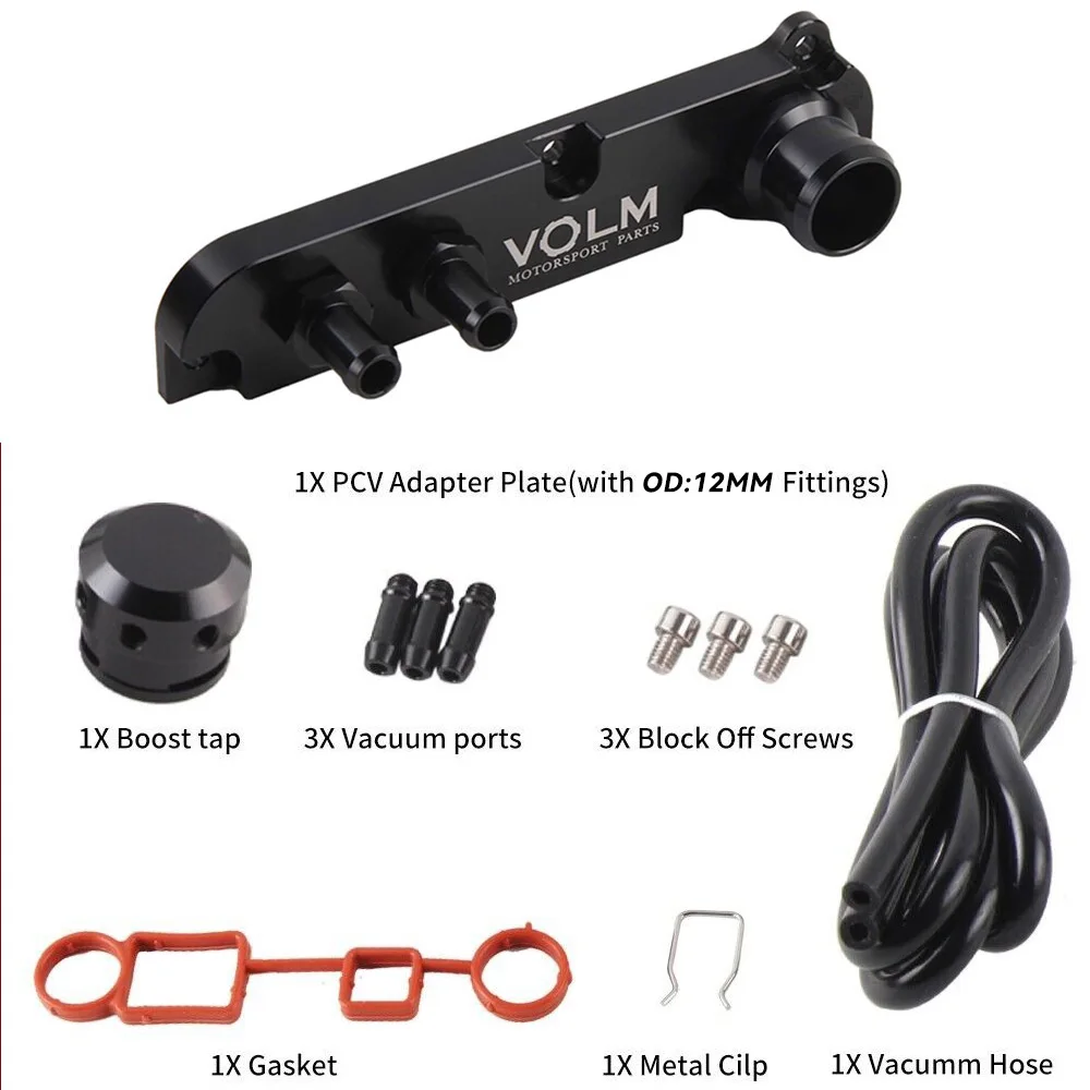 Kit adaptadores válvula PCV para VW Audi SEAT SKODA 2.0 TFSI ea113 - imagen 3