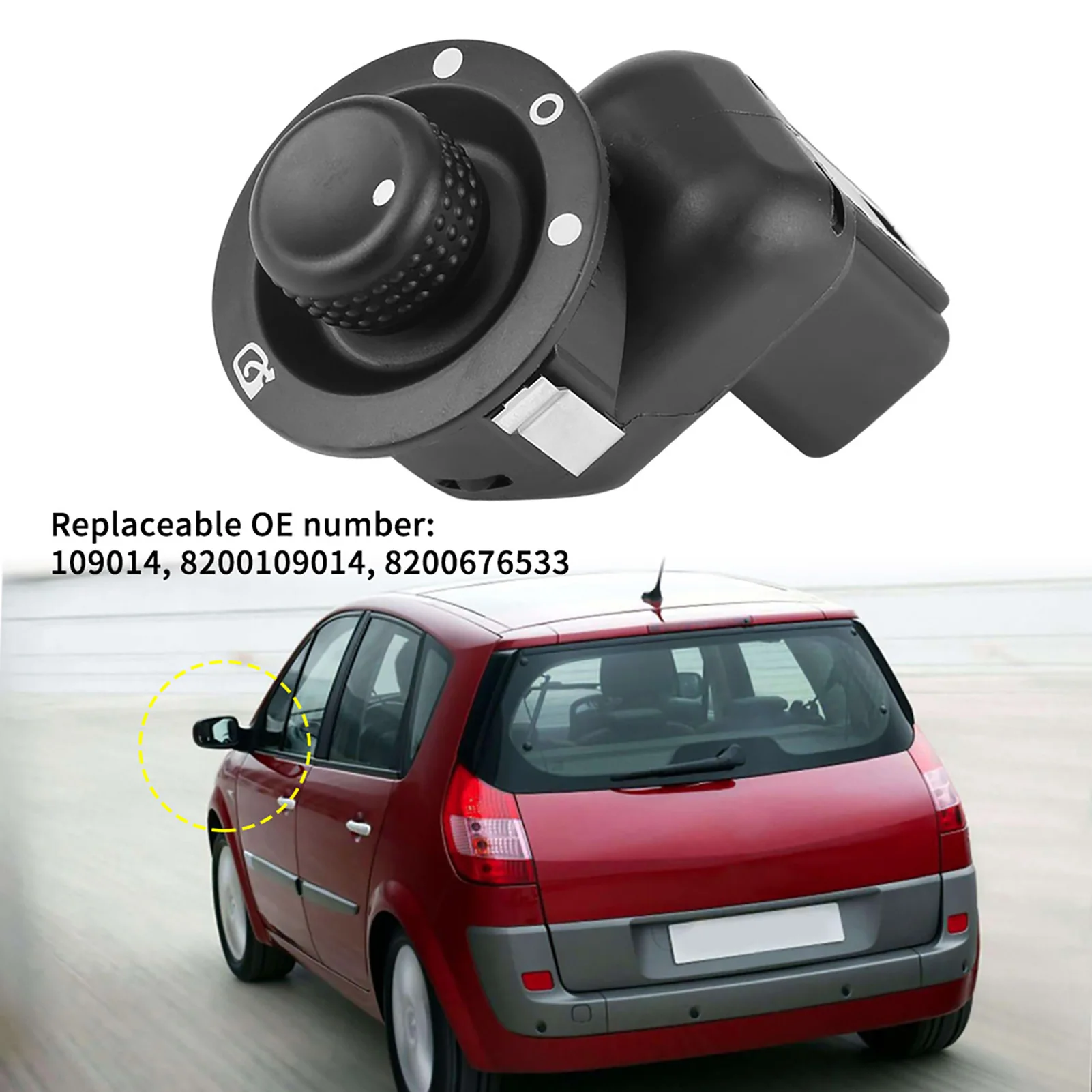 Interruptor de retrovisor Renault 8200676533 para Clio III y Mégane II - imagen 5