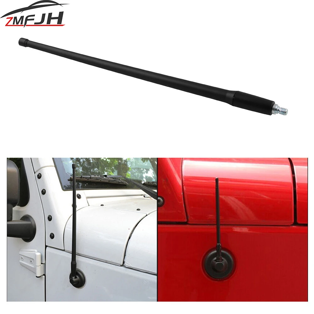 Antena radio FM/AM 13 Reflex para Jeep Wrangler JK JL 2007-2018