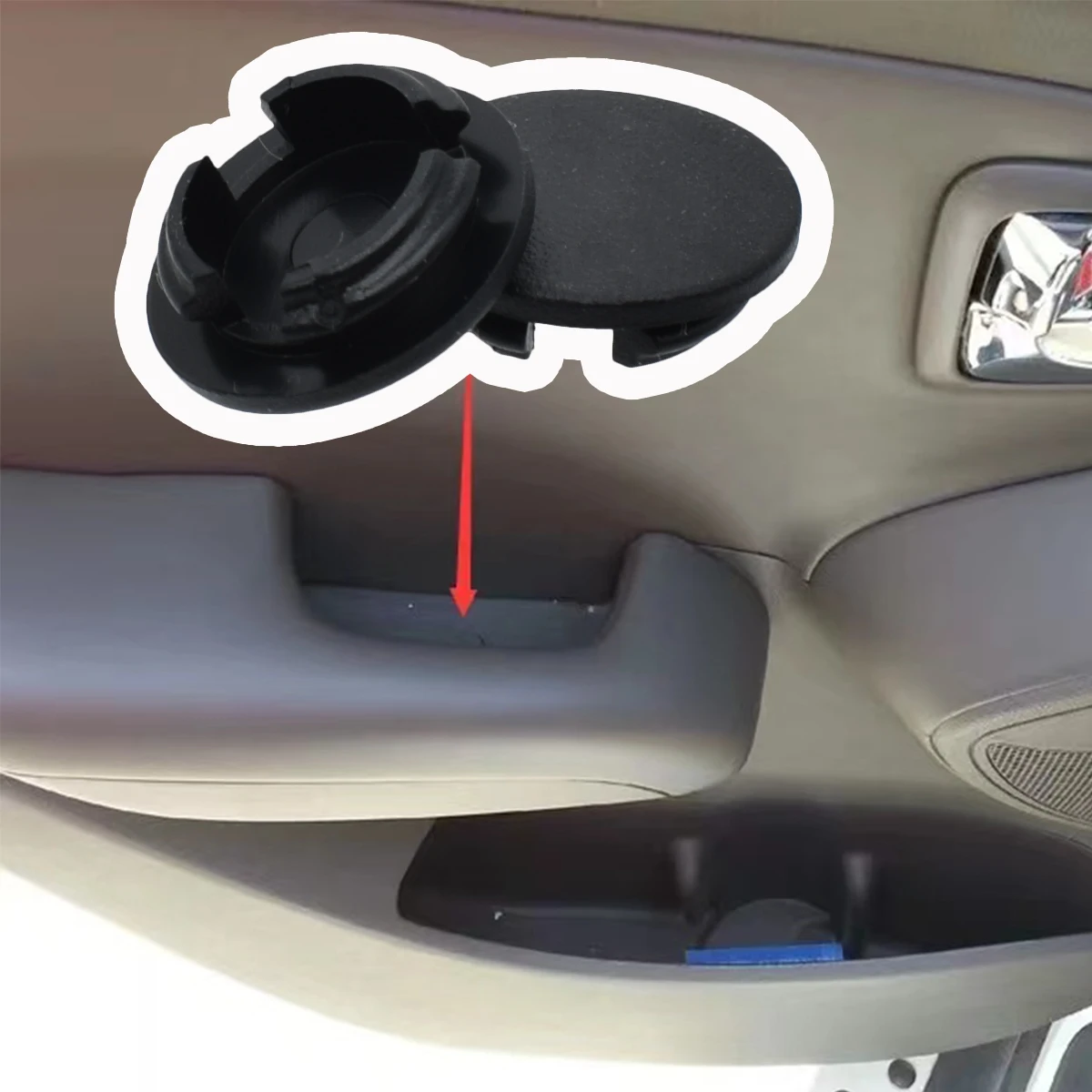 Tirador de puerta Hyundai IX35/Tucson y Kia clip goma embellecedor - imagen 2