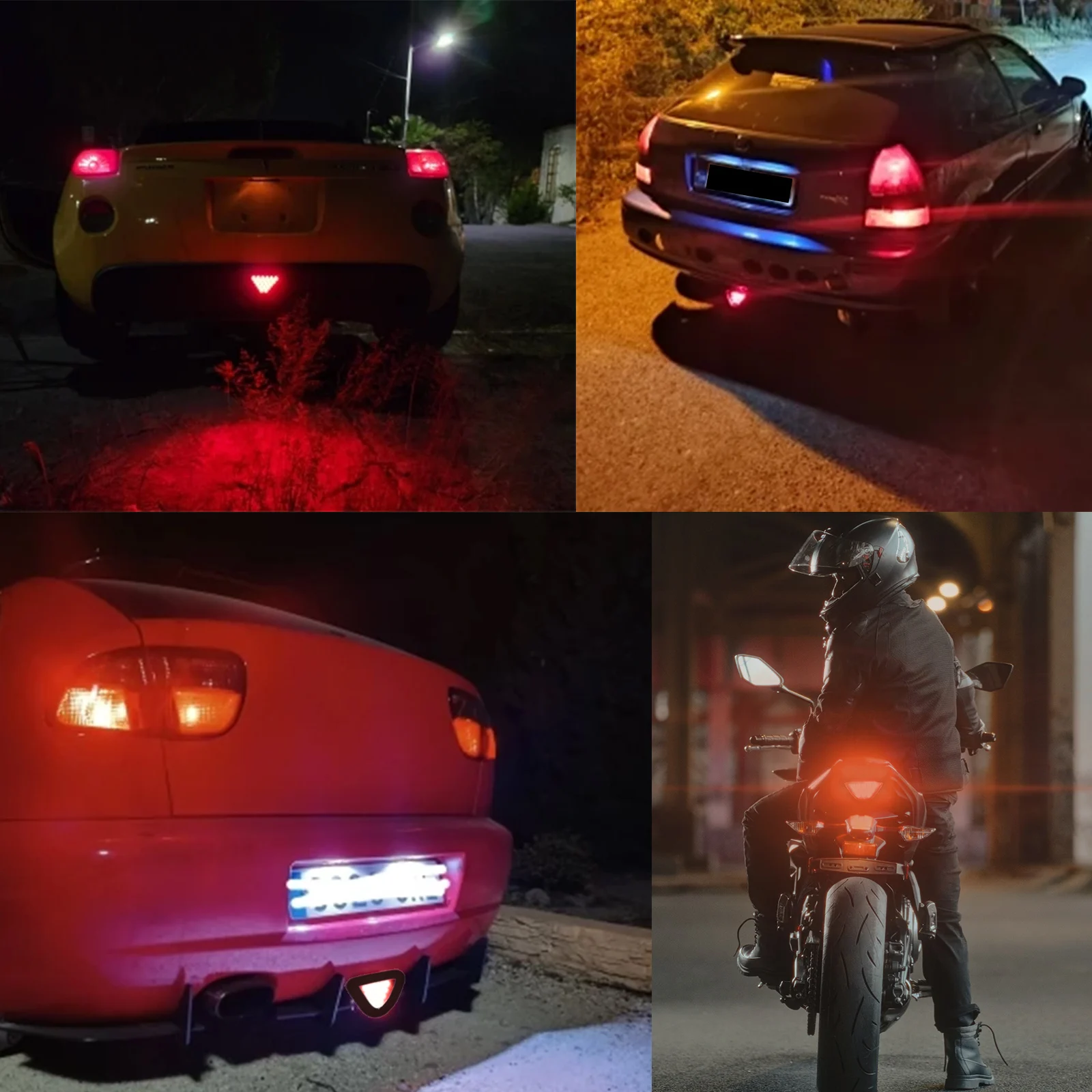 Tercera luz de freno LED estilo F1 con función estroboscópica - imagen 3