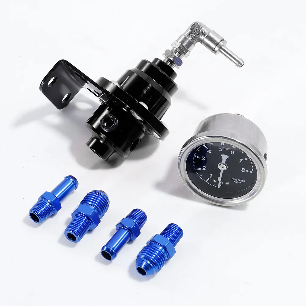 Regulador de presión de combustible universal ajustable con manómetro - imagen 5