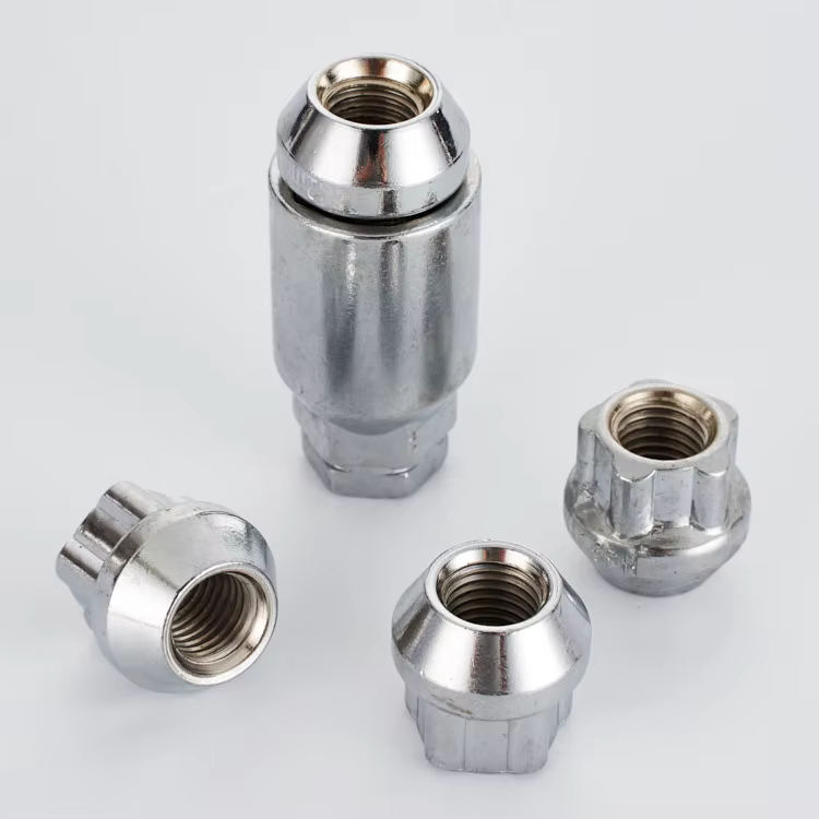 4 + 1 Cubo de rueda de extremo abierto Cerradura antirrobo con tuerca M12x1,25 M12x1,5 M14x1,5 M14x2,0 Espesor 21 mm - imagen 4