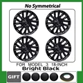 Bright Black 4 PCS