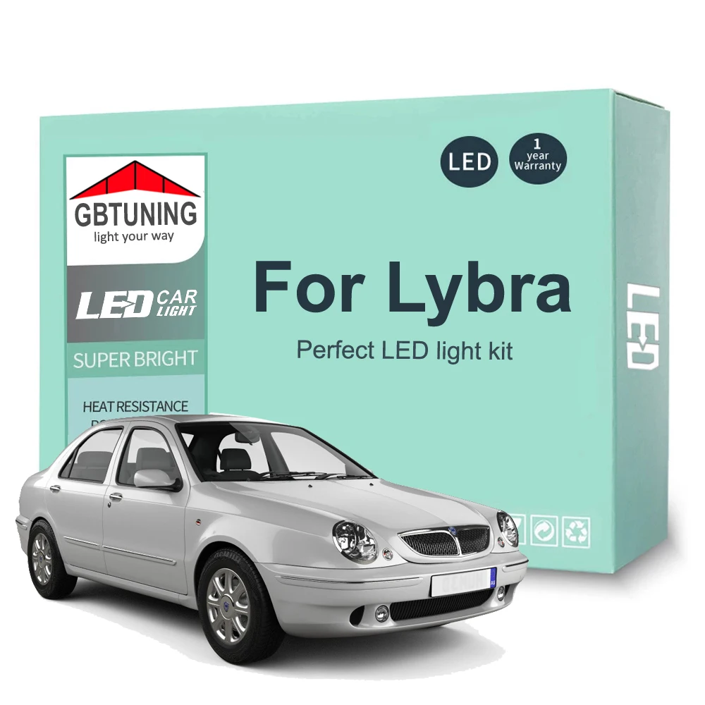 Bombillas LED Canbus para interior de Lancia Lybra 1999-2005