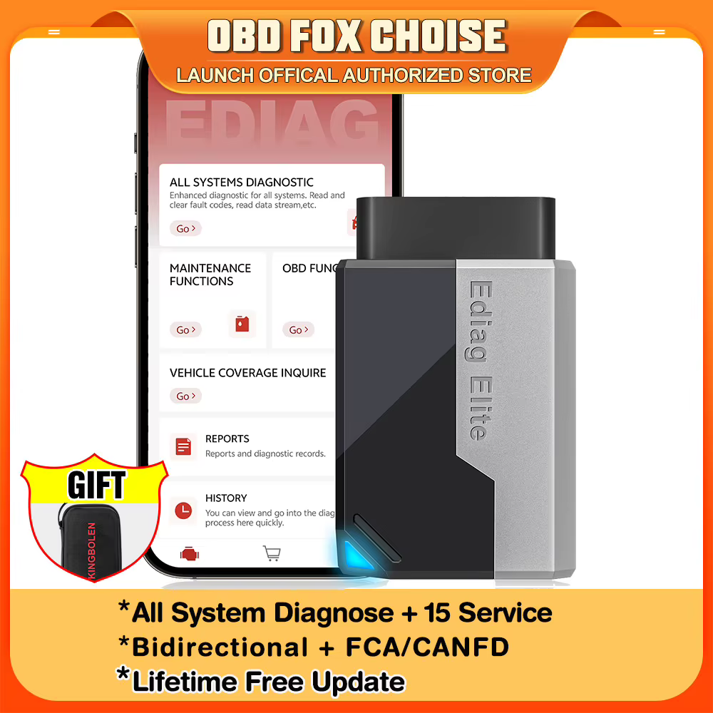 KINGBOLEN EDIAG ELITE Escáner OBD2 bidireccional multisistema