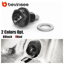BEVINSEE tapón magnético de cárter M12x1,5 para BMW y MINI