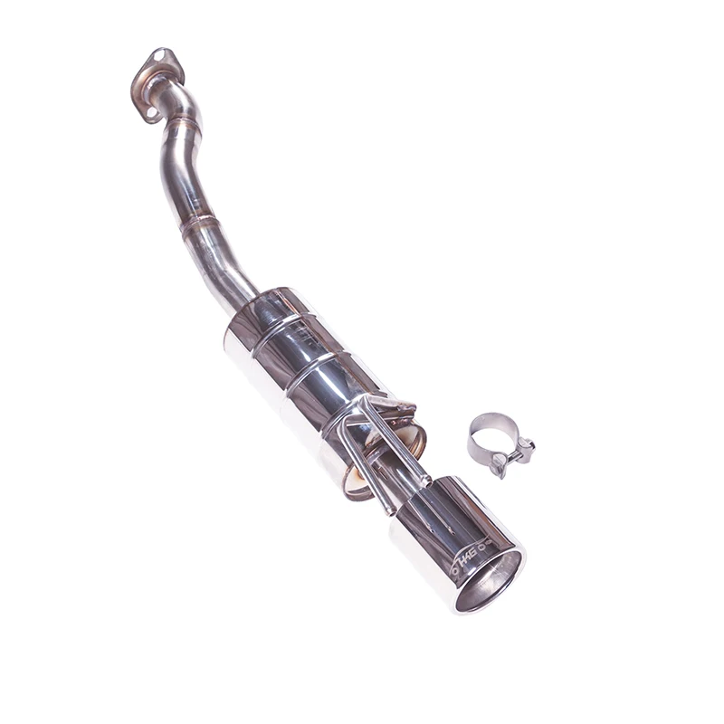 Escape GFC / Adecuado para el silenciador de escape directo de acero inoxidable de sección trasera de 1,8 L de Honda Civic de 2006 a 2012 - imagen 2