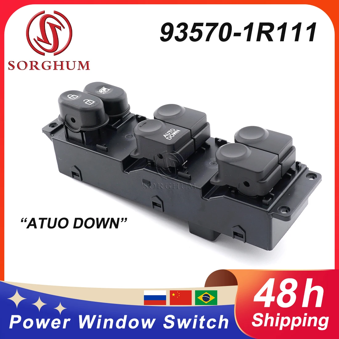 93570-1R111 Sorghum interruptor elevalunas automático Hyundai Accent
