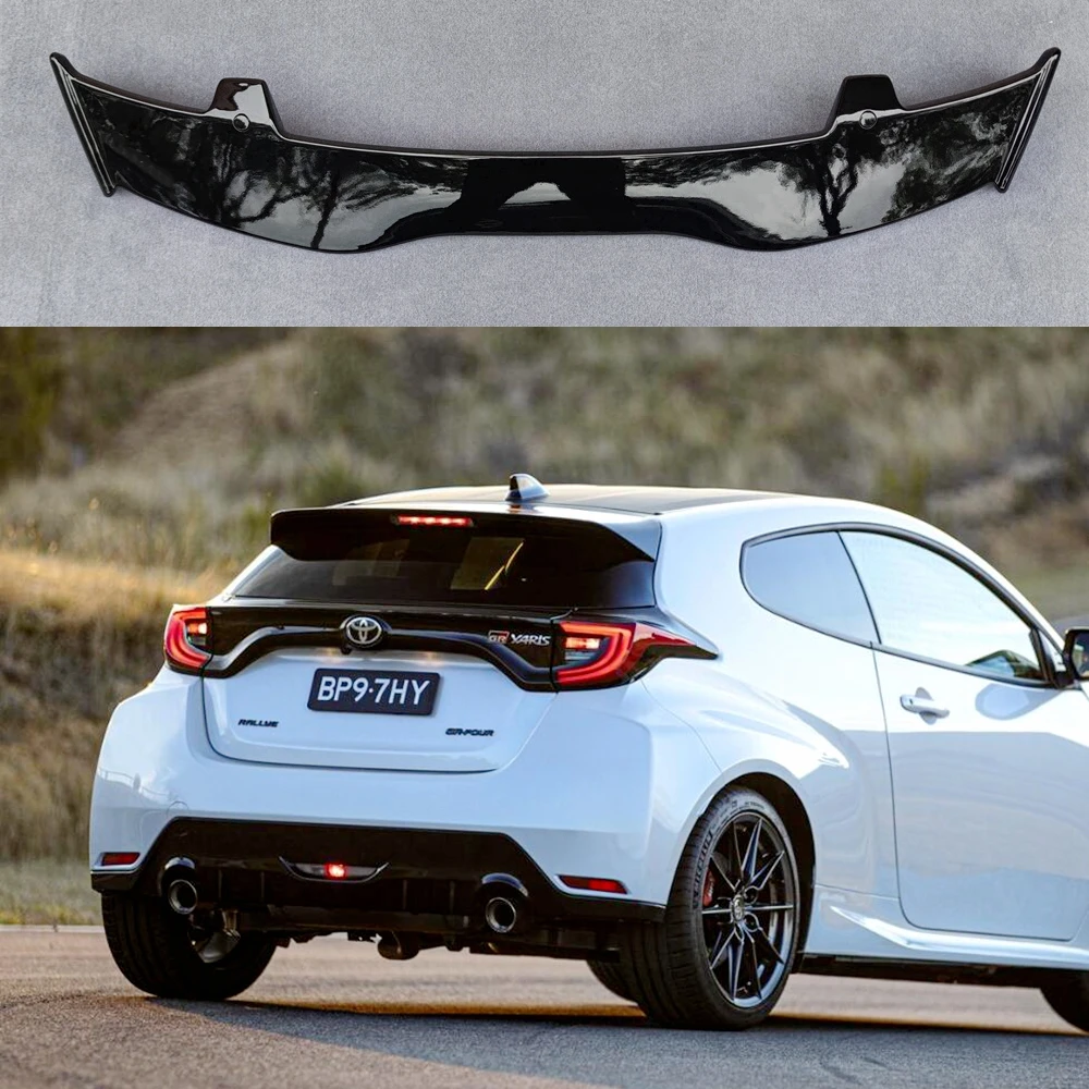 Extension de alerón trasero ABS carbono para Toyota Yaris GR 2009-2023