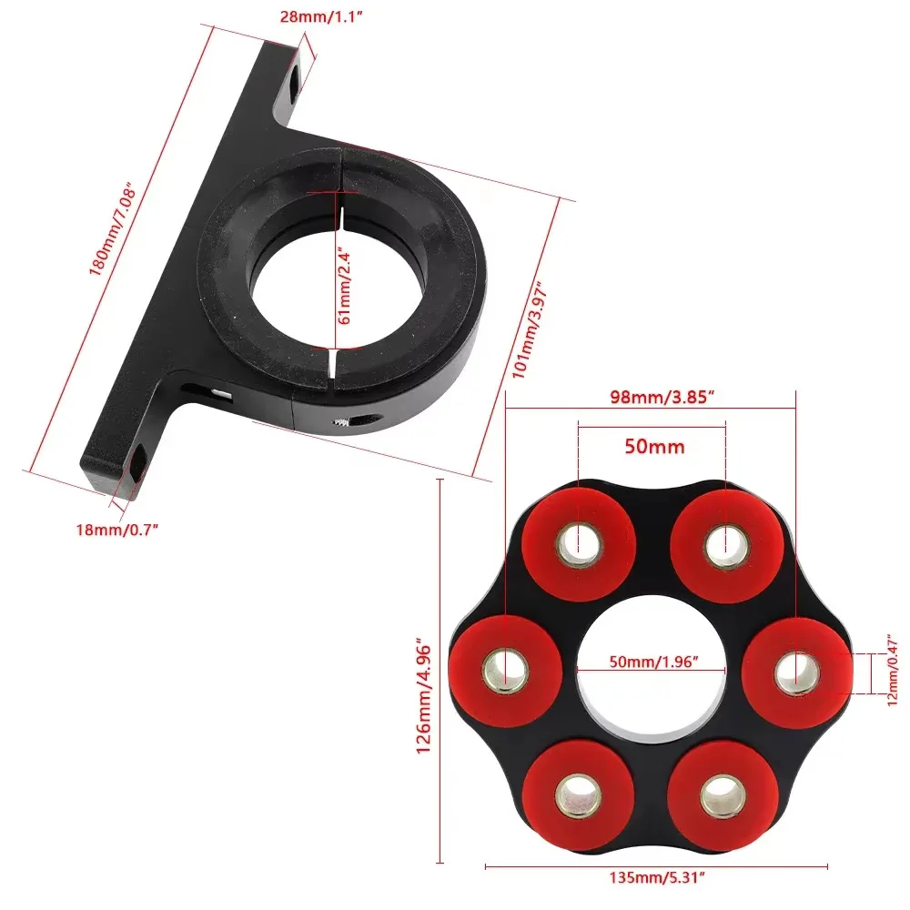 Kit de disco flexible y soporte de rodamiento para BMW E36 E46
