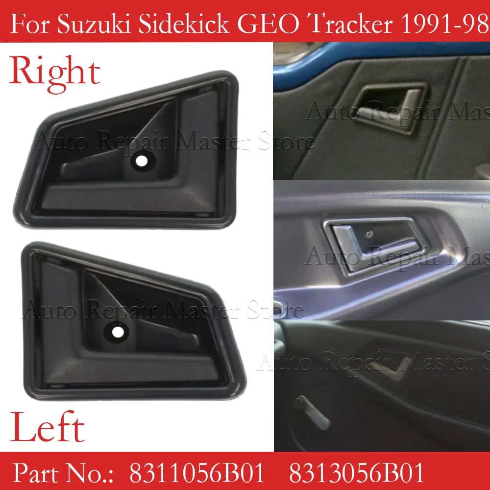 8313056B01 8311056B01 manija de puerta Interior izquierda derecha para Sidekick GEO Tracker 1991-1998 para Suzuki Vitara 1,6 2,0 - imagen 2