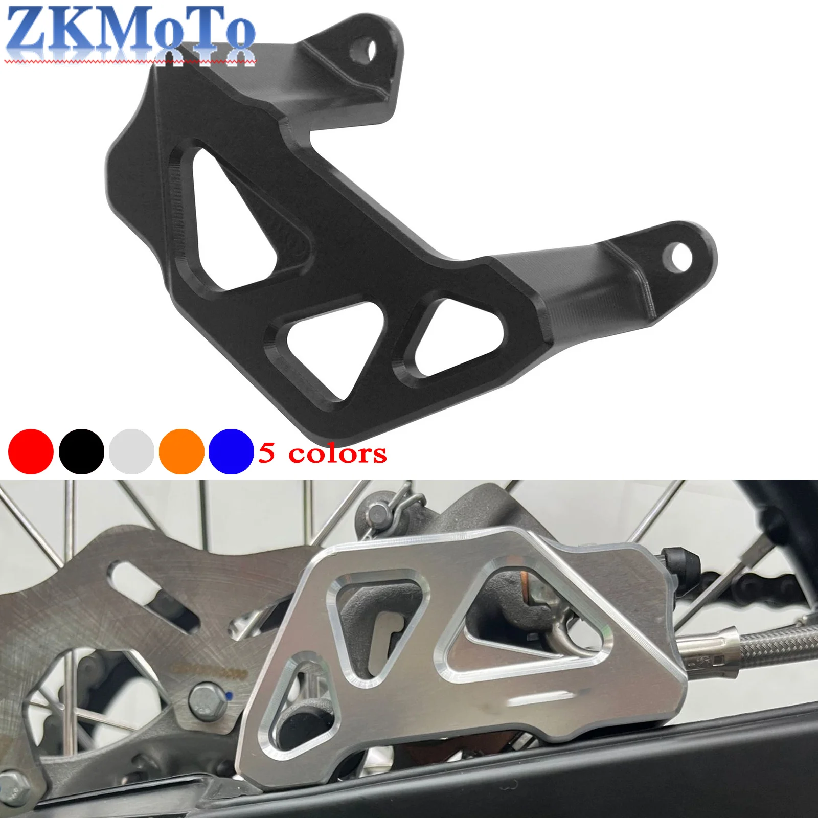 Protector CNC pinza y disco de freno trasero Husqvarna TE FE FC, KTM EXC SX XC