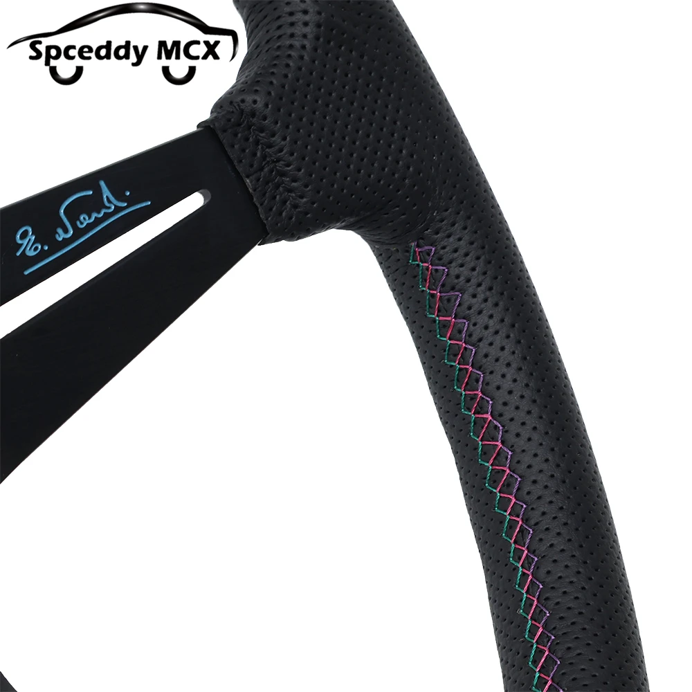 Volante Deportivo HK-Na Deep Dish 350mm Cuero Universal - imagen 5