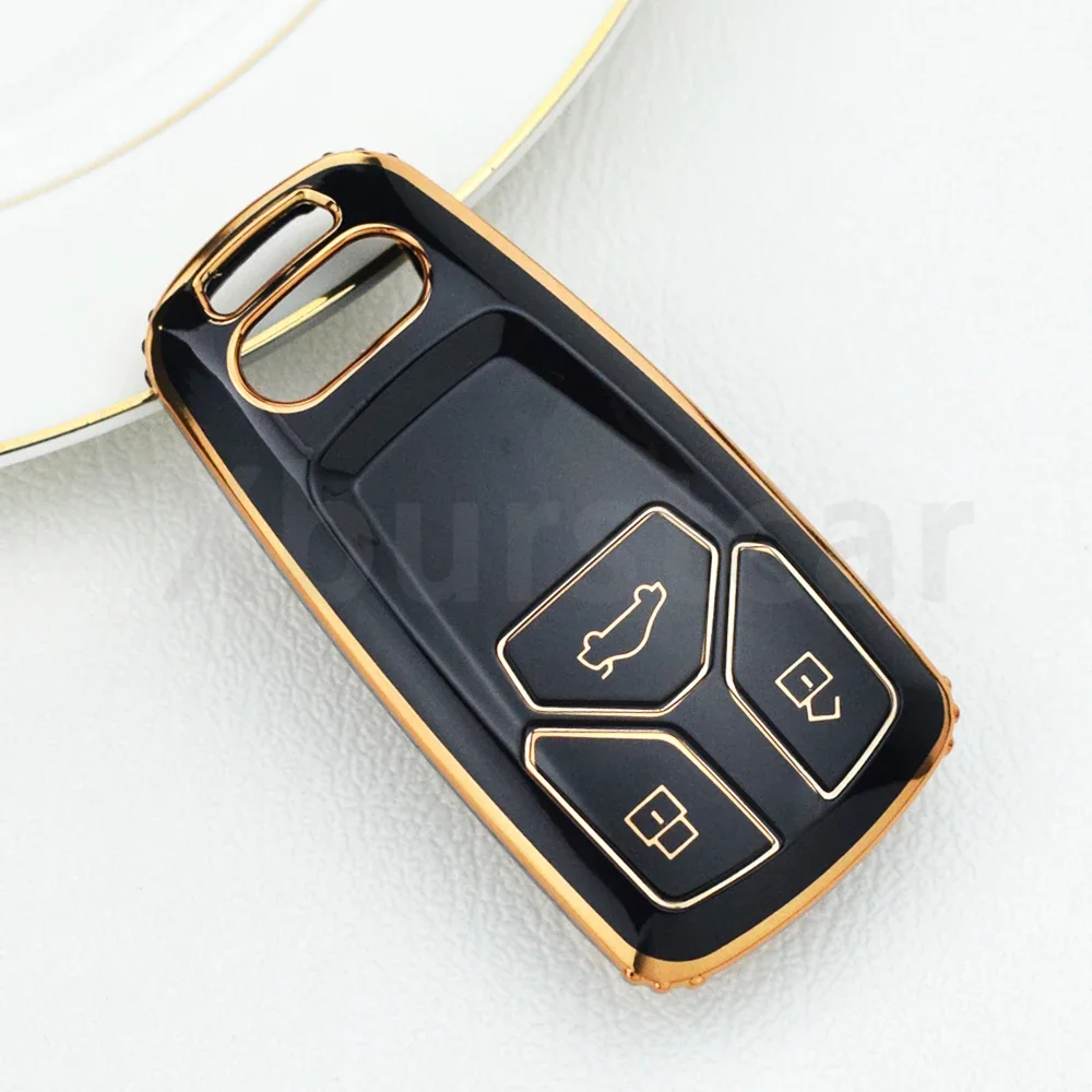 Funda llave Audi TPU compatible A4 B9, A5, Q5 y Q7 - imagen 3