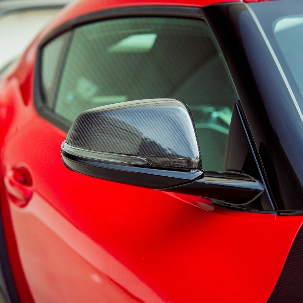 Cubierta espejo retrovisor fibra de carbono para Toyota Supra GR A90 - imagen 2