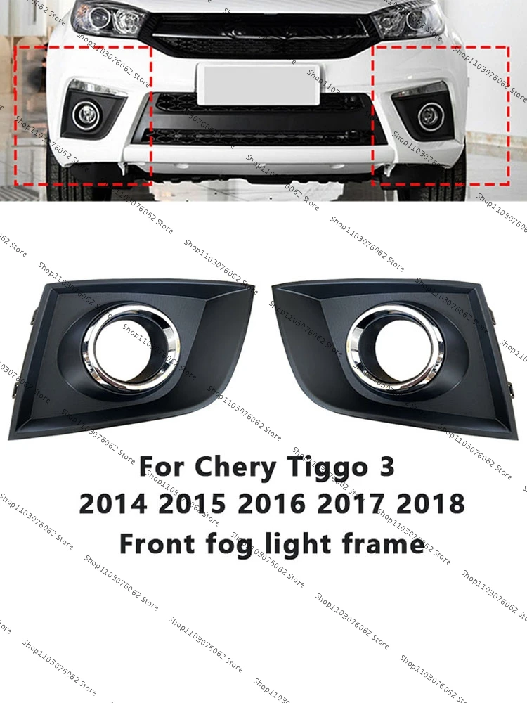 Parachoques delantero Chery Tiggo 3 2014-2018 con alojamiento antiniebla