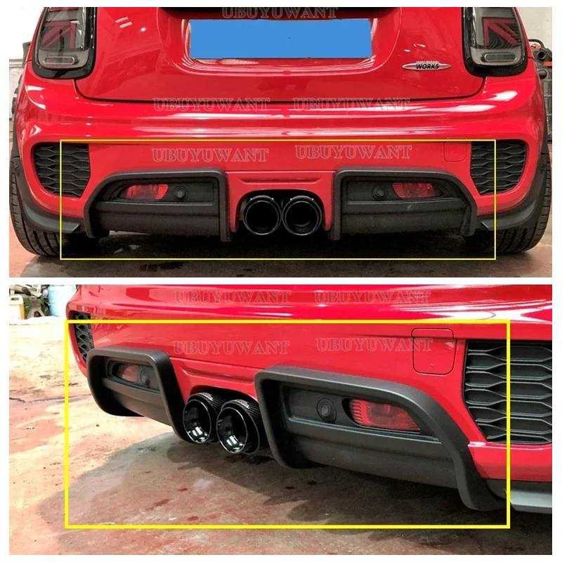 Parachoques trasero Mini F56 JCW fibra carbono – alerón y difusor