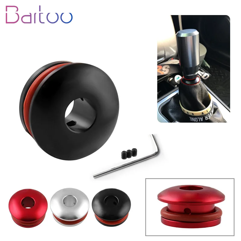 Limitador de cabeza de cambio de coche de aluminio Universal, Base fija, herramienta de hebilla de cabeza de engranaje, perilla de engranaje, accesorios para automóviles, SFN056