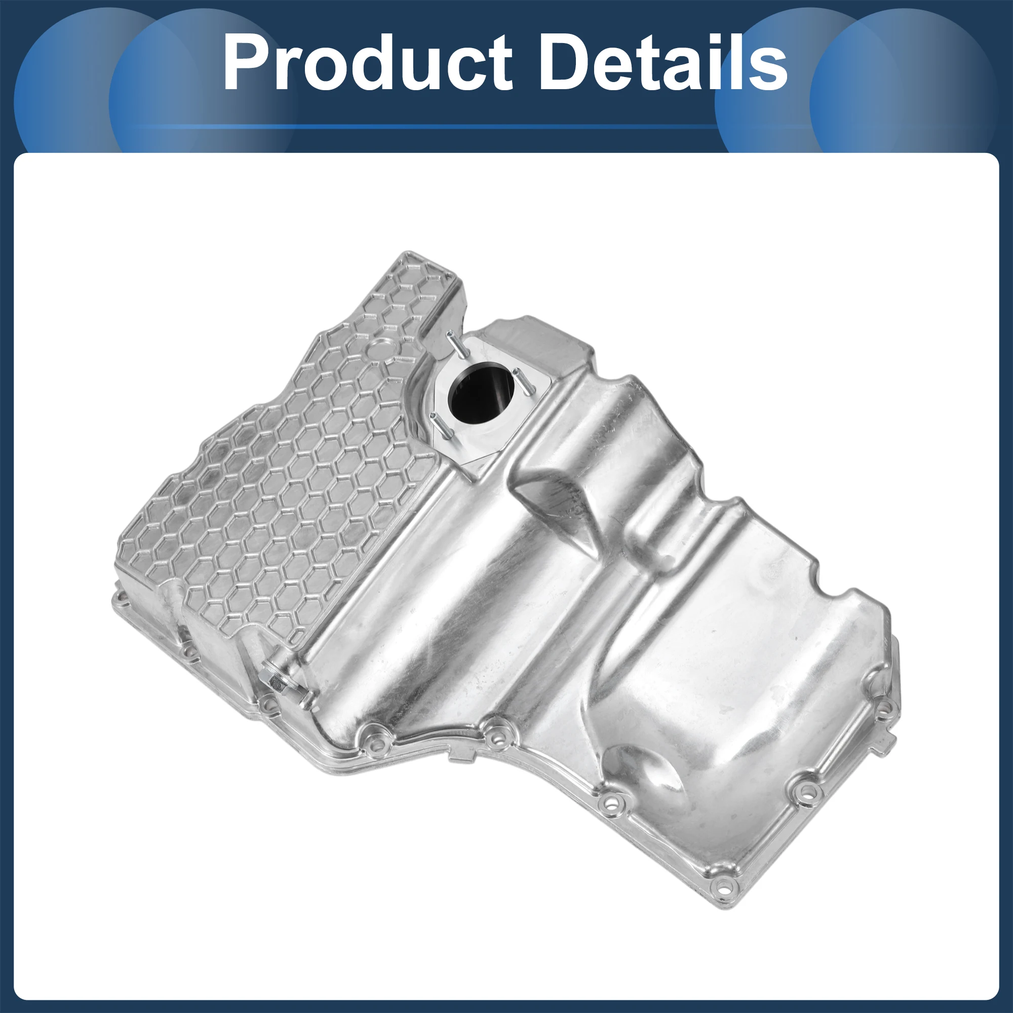 UXCELL 06L103598R Cárter de aceite de aluminio para Audi A7 Sportback - imagen 5