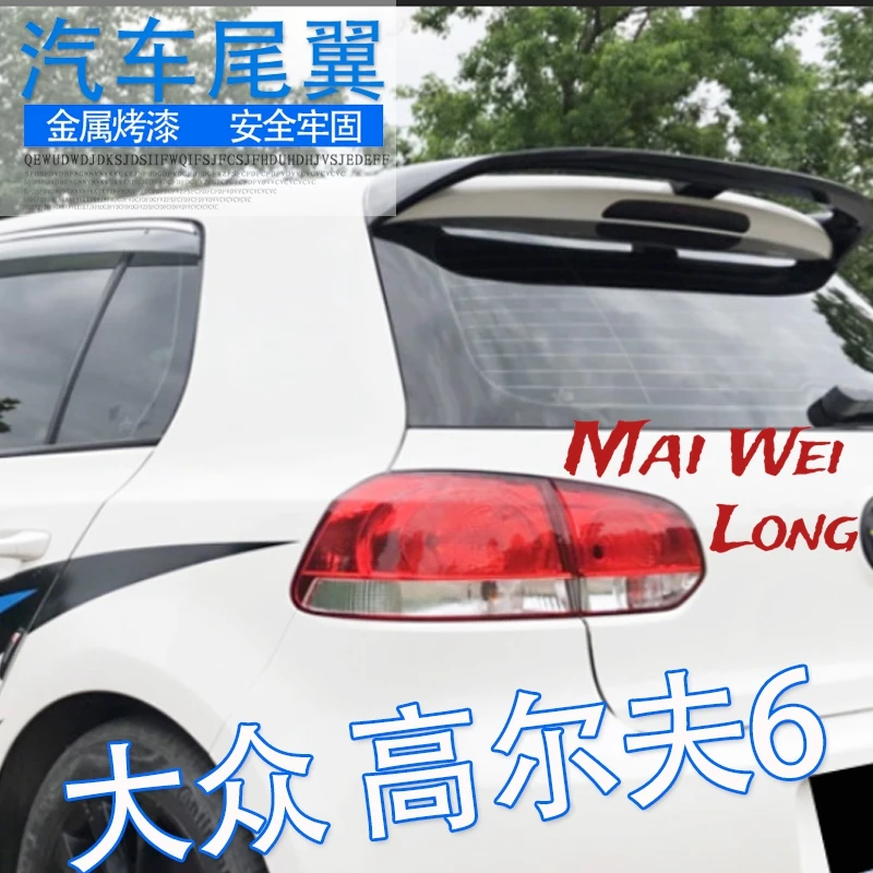 Alerón trasero de techo con apariencia carbono – VW Golf VI 2008-2013 - imagen 3