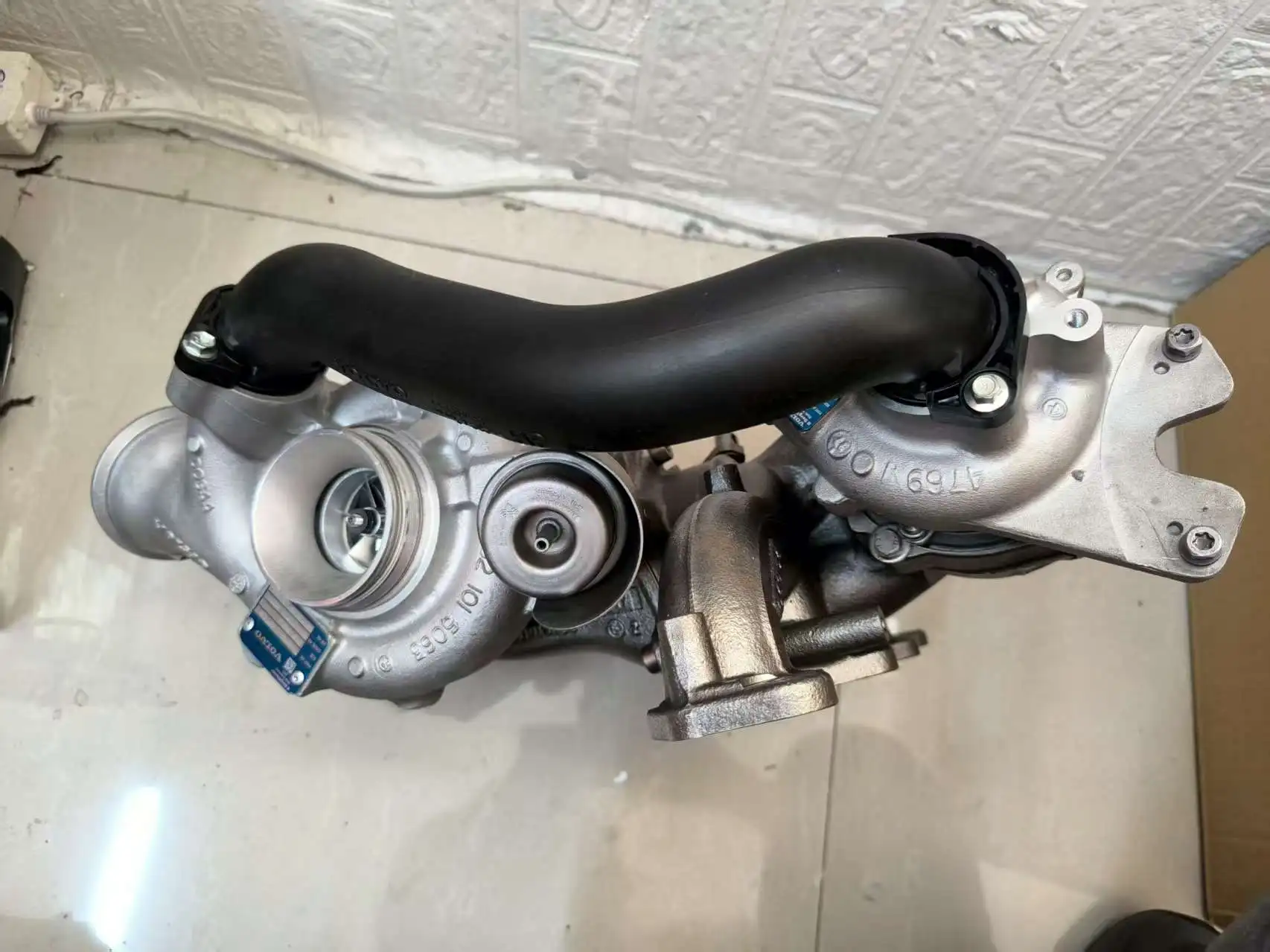 Turbocompresor Volvo detalles técnicos