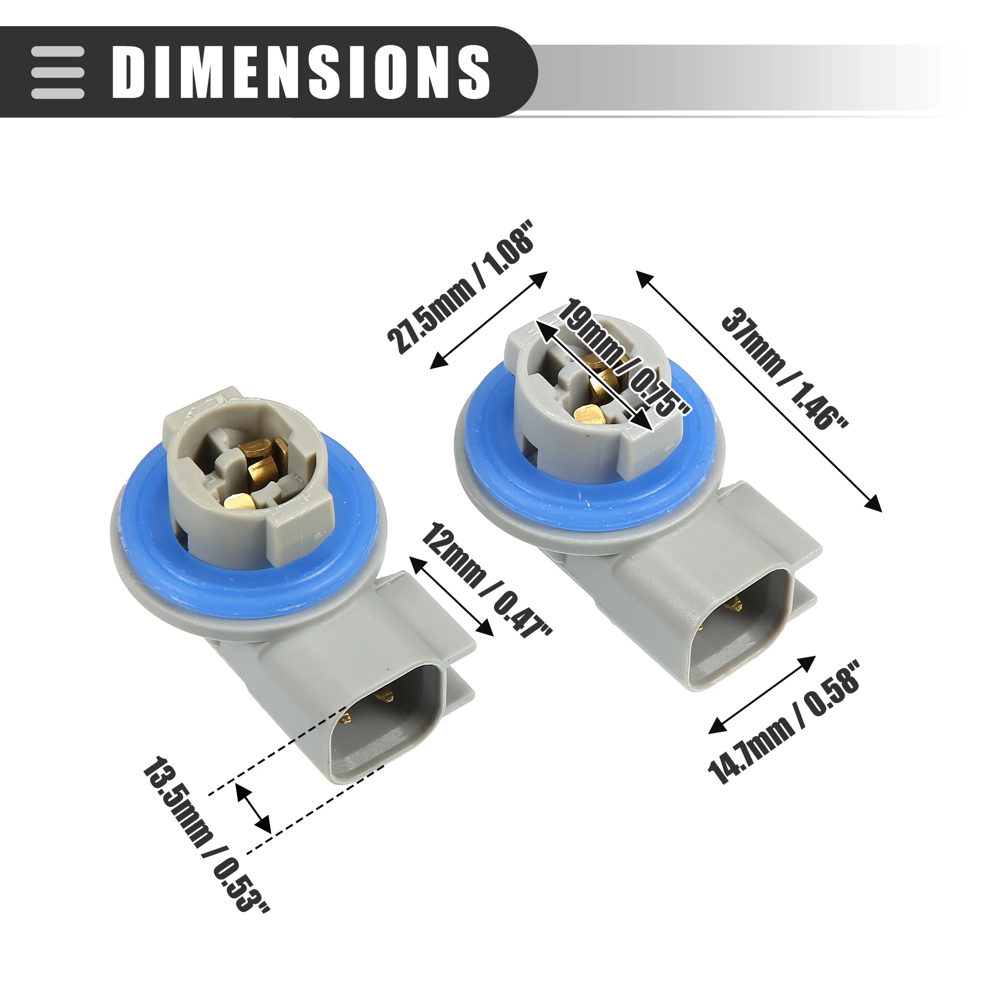 Enchufe farol de matrícula Autohaux para Dodge Ram 1500 y Jeep Liberty - imagen 4