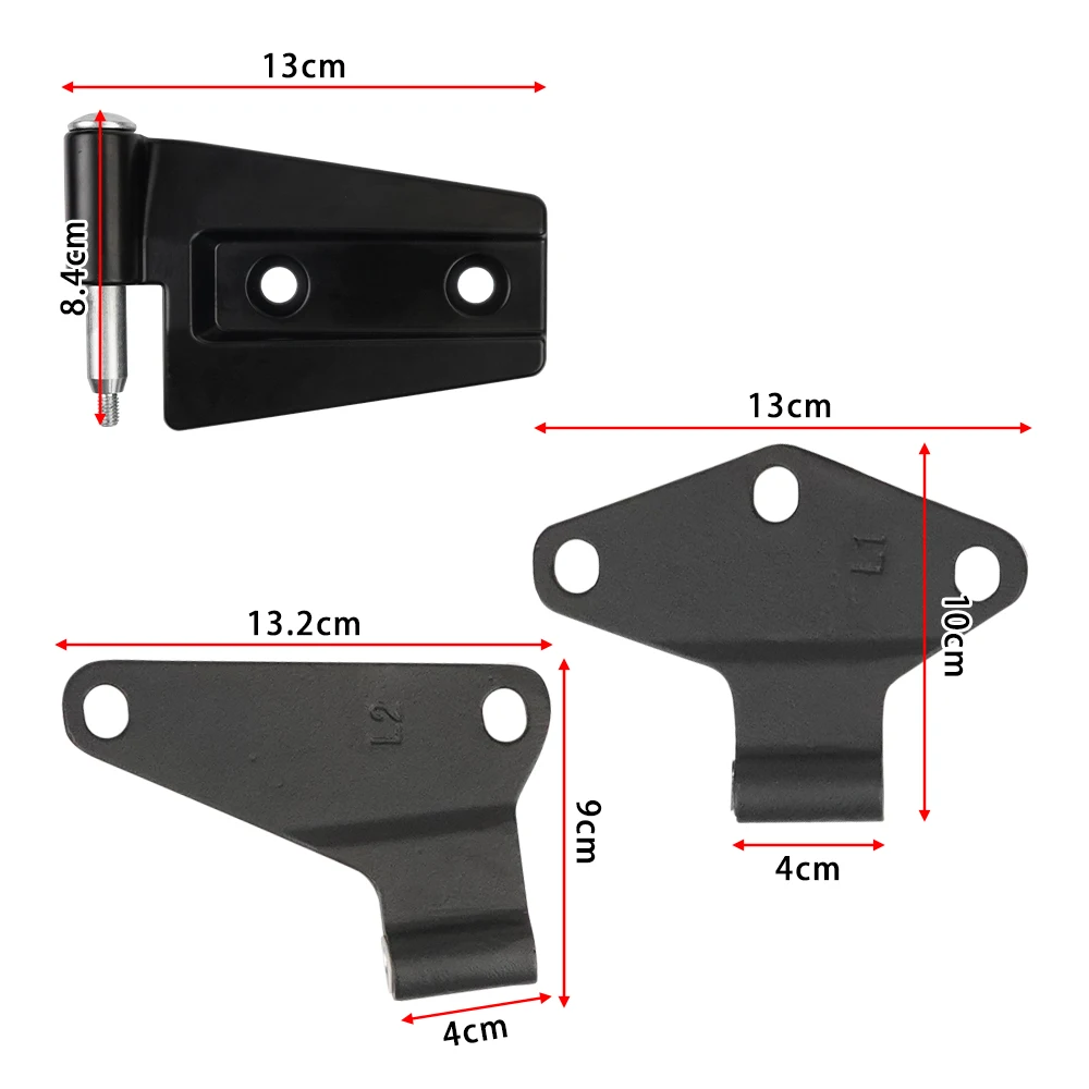55395386 Kit bisagras de puerta AB – Jeep Wrangler JK 2007-2018 - imagen 2