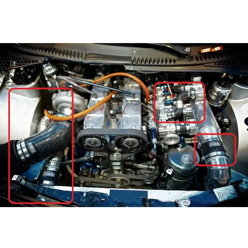 Manguera reductora de silicona EPMAN 90° para BMW E60 - imagen 4