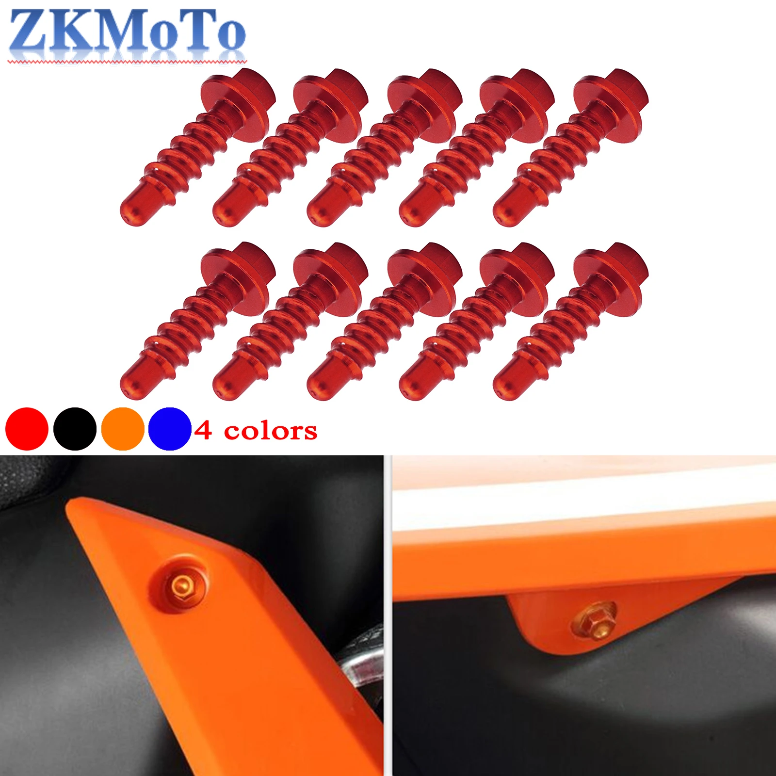 Tornillos autorroscantes aluminio CNC - KTM Husqvarna enduro EXC FC 125-450