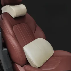 Reposacabezas Cervicales Viscoelásticos – Cojines de Cuero para Coche