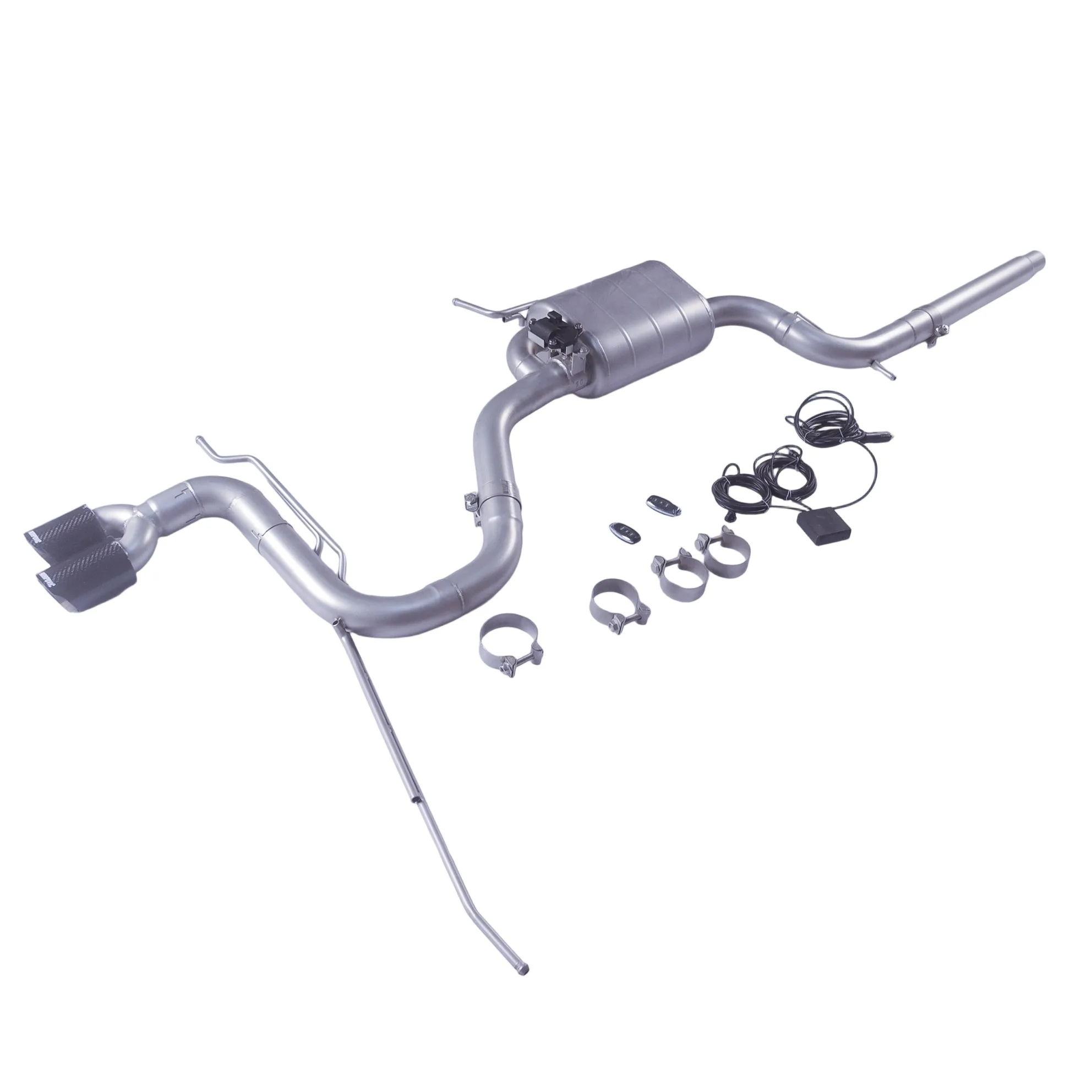Silenciadores de válvulas de acero inoxidable para VW Golf 6 1.4 TSI - imagen 4