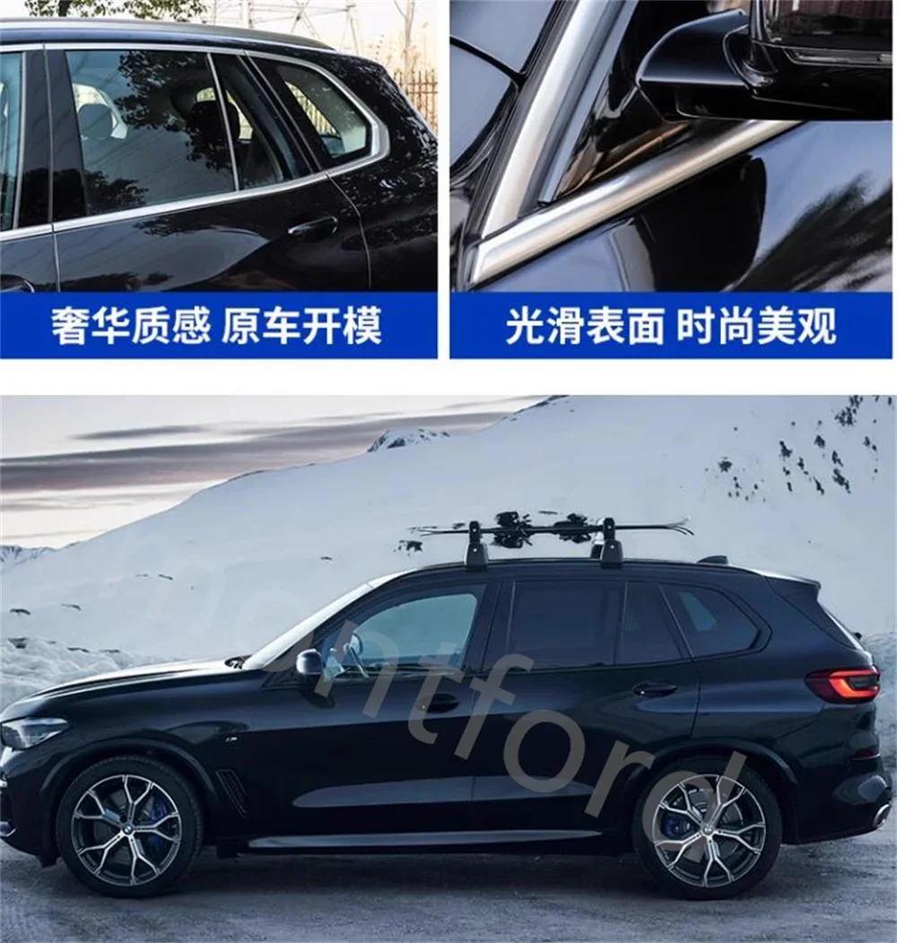 Embellecedores marco ventana negro acero BMW X5 G05 2018-2023 - imagen 4