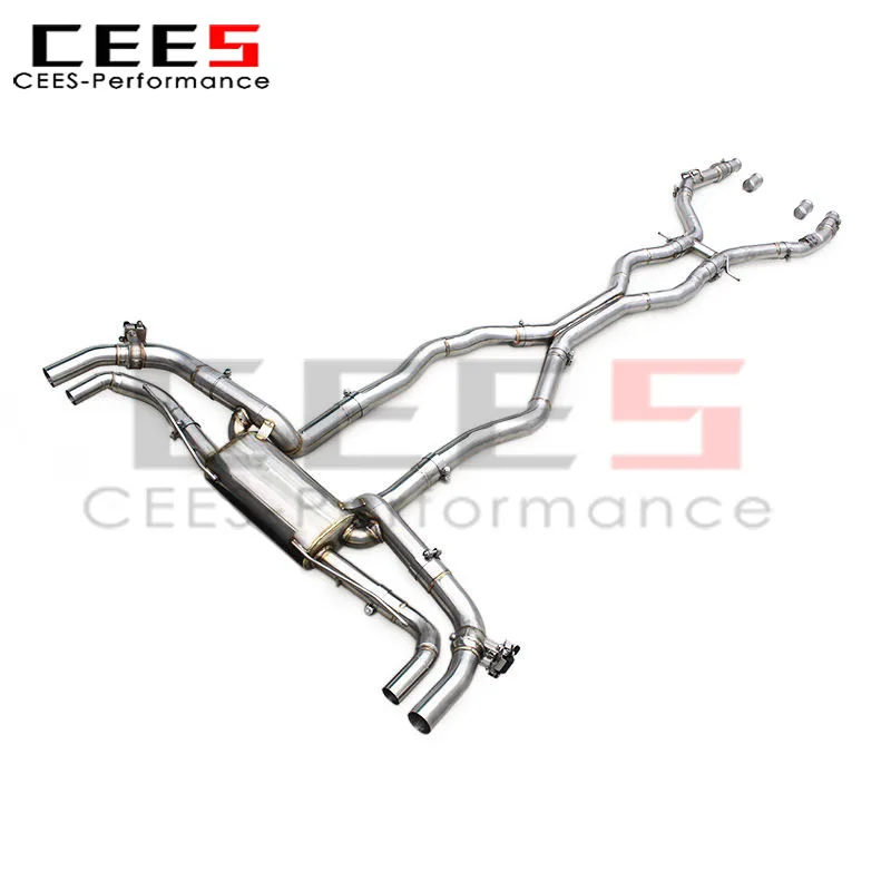 Escape catback CEES Valvetronic de acero inoxidable para Mercedes GLS 580 - imagen 3