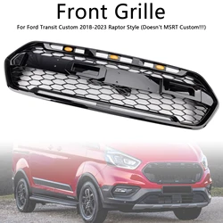 Artudatech parrilla delantera negra brillante para Ford Transit Custom